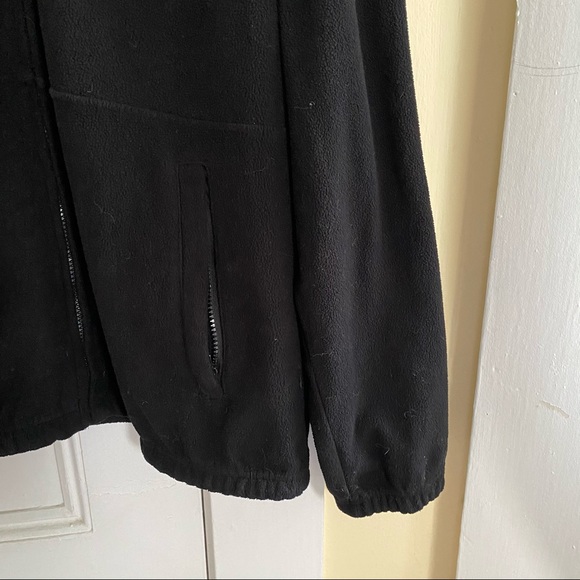 Weatherproof Men’s Fleece Zip Up Jacket - Black Small - Picture 5 of 14